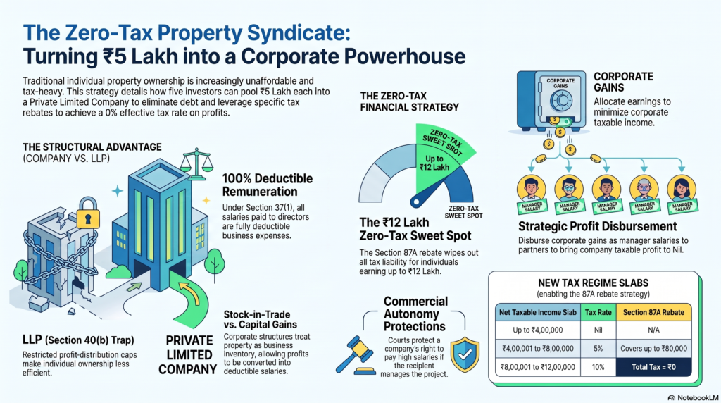 Build a ₹25 Lakh Property Syndicate (Tax-Free)